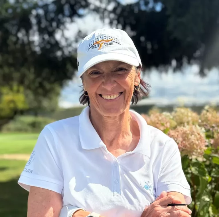 De l’autre côté du green avec Caroline 